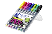 Harrastustarvikkeet - Staedtler Universal pen Lumocolor perm M 8pcs - 317 WP8-1