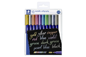 Harrastustarvikkeet - Staedtler Marker metal.calligraphy 10 pcs set - 8325 TB10