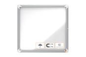 Konferenssi & Esitys - Nobo Premium Plus lukollinen ilmoitustaulu ulkokäyttöön 6xA4 - 1902578