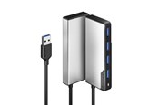 USB hub - ALOGIC USB-A Fusion SWIFT 4-port Hub - Space Harmaa USB hub - 4 porttia - USB 3.2 - Harmaa - UAFUUA-SGR