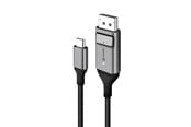 Näyttökaapeli - ALOGIC Ultra - USB-C - DisplayPort - 2m - Harmaa - ULCDP02-SGR
