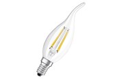 Lamput - Osram LED-lamppu Kynttilä BA 4W/827 (40W) filamentti kirkas E14 - 4058075434226