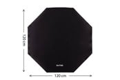 Pelituoli - DUTZO Onyx Gaming Floor mat - Musta - DFloormat-120-hex-black