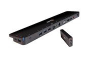 Telakointiasemat - Club 3D USB Type C 3.2 Gen1 Triple Display Dynamic PD Charging Dock 100W PD Power charger - CSV-1564W100