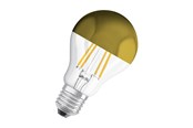 Lamput - Osram LED-lamppu Standard 4W/827 (37W) filament clear mirror gold E27 - 4058075435360