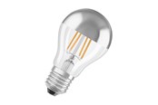 Lamput - Osram LED-lamppu Standard 6,5W/827 (50W) filament clear mirror Hopea E27 - 4058075427860