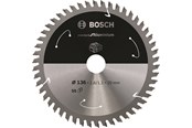 Pyörösahat - Bosch Standard for Aluminium -pyörösahanterä johdottomiin sahoihin 136 x 1,6 / 1,1 x 20 T50 - 2608837754
