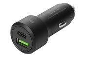 Puhelin - Adapterit & Laturit - Deltaco USB car charger 1x USB-C PD 18 W 1x USB - USBC-CAR122