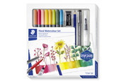Harrastustarvikkeet - Staedtler -sertifioitu kukkavesiväri setti - 61 3001-1