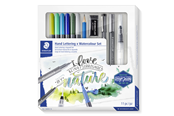 Harrastustarvikkeet - Staedtler Hand Lettering x Watercolour Set 100% PE - 61 3001-2