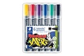 Kirjoitus- ja piirustustarvikkeet - Staedtler Merkitsemiskynä Lumocolor permanentti 6 kpl laatikko - 350 WP6-1