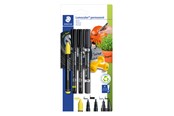 Kirjoitus- ja piirustustarvikkeet - Staedtler Marker Set Lumocolor 4pcs variant - 60 BK-5