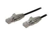 Verkkokaapelit - StarTech.com 1.5m Slim LSZH CAT6 Ethernet Cable. - Musta - 1m - N6PAT150CMBKS