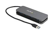USB hub - StarTech.com 4 Port USB 3.0 Hub 5Gbps 4A - 11in Cable USB hub - 4 porttia - USB 3.2 - Harmaa - HB30AM4AB