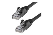 Verkkokaapelit - StarTech.com 50cm LSZH CAT6 Ethernet Cable. - Musta - 0.5m - N6LPATCH50CMBK