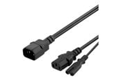 Sisäiset virtakaapelit - Pro Power Cable C14 - Musta - 0.5 m - 7333048035059