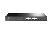 Kytkimet - TP-Link TL-SG2218 etStream 16-Portin Gigabit Smart-kytkin, jossa on 2 SFP-paikkaa. - TL-SG2218