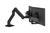 Näytön kiinnitys - Ergotron HX Desk Dual Monitor Arm - kiinnityssarja kahdelle näytölle - 45-476-224