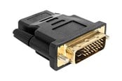 Näyttökaapeli - DeLOCK Sovitin DVI 24+1 pin uros > HDMI naaras - videon sovitin - 65466