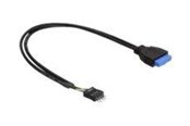 USB kaapelit - DeLOCK USB cable - 19 pin USB 3.0 header to 8 pin USB 2.0 header - 30 cm - 83095