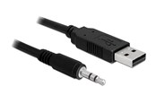Verkkokortit (verkkosovittimet, tulostuspalvelimet jne.) - DeLOCK Muunnin USB 2.0 > sarja-TTL 3,5 mm stereojakki (5 V) - 83115