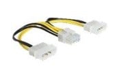 Sisäiset virtakaapelit - DeLOCK power cable - 8 pin EPS12V to 4 PIN internal power - 15 cm - 83410