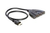 Näyttö- & audiokytkimet - DeLOCK HDMI 3 - 1 Switch bidirectional - 87619