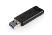 USB-tikku - Verbatim Tallenna 'n' Siirrä Pin Stripe USB-muistiavain - 128GB - USB-tikku - 49319