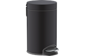 Kylpyhuoneen lisätarvikkeet - Hansgrohe addstoris pedal bin matt Musta - 41775670