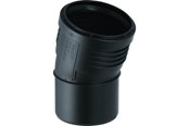 Viemäröinti - Geberit silent bend 15 ° 110mm mf black pp - 184834110