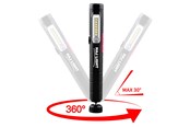 Taskulamput ja otsalamput - Haj Light Uudelleen ladattava kynävalo 220+80 lumenia Magneetti klipsissä Magneetti pyörivässä jalustassa - 49HL220