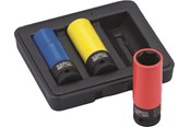 Työkalut - BAHCO set wheel impact sockets 1/2 17-19-21mm - BWSS12P3