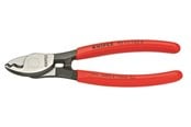 Työkalut sähkötöihin - KNIPEX cable shears 95 11 65 A sb twin cutting edge - 95 11 165 A SB