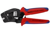 Työkalut putkitöihin - KNIPEX Automaattisesti säätyvät puristuspihdit pääteholkeille, etusisäänviennillä - 97 53 09