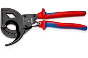Työkalut sähkötöihin - KNIPEX Kaapelileikkuri, (räikkäperiaate, 3-vaihde) - 95 32 320