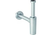 Varaosat & Asennustarvikkeet - Geberit dip tube trap for washbasin horizontal outlet: d40mm g1 1/4 bright chrome-plated - 151.035.21.1