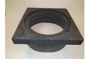 Vesihuoltotuotteet - Gavatec Square frame for water meter cover ø400 mm in plastic - 14 5820.860