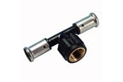 Alupex-järjestelmät - Henco press tee pvdf with inside thread 40 x 34 x 40 mm - 13PK-400540-N