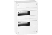 Kytkentärasiat ja -kotelot - Schneider Electric Enclosure wall-mounted panel resi9 cx reis9 board 2 row 13 modulator Valkoinen ral9003 Ilman door - R9H13842