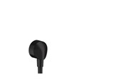 Suihku- ja asennustarvikkeet - Hansgrohe fixfit wall outlet e without non-return valve matt black - 27454670