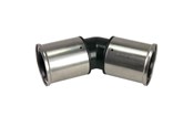Alupex-järjestelmät - Henco puristusmutka 45° 63 x 63 mm - 27PK-6363