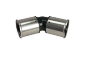Alupex-järjestelmät - Henco press bend 45° 50 x 50 mm - 27PK-5050