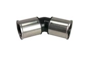 Alupex-järjestelmät - Henco press bend 45° 40 x 40 mm - 27PK-4040