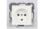 Sähkökytkimet - Berker Socket outlet danish version s/b polar white - 6647761909