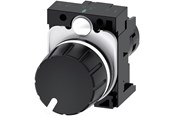 Painikkeet ja signaalilaitteet - Siemens Potentiometer compact 22mm round plastic Musta - 3SU1200-2PS10-1AA0