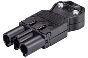 Kaapelit ja johdot - Wieland Gst18i3 plug male 3-pole 250v/20a 0.75-2.5mm2 ø=6.5-10.5mm Musta 92.732.3053.1 - 92.732.3053.1