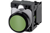 Painikkeet ja signaalilaitteet - Siemens Pushbutton green - 3SU1100-0AB40-1BA0