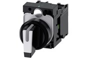 Painikkeet ja signaalilaitteet - Siemens Selector switch i-o-ii Musta Valkoinen - 3SU1100-2BL60-1NA0
