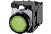 Painikkeet ja signaalilaitteet - Siemens Illuminated pushbutton green - 3SU1102-0AB40-1BA0