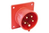 Erilaiset sähkötuotteet - ELTECO Pce cee -liitin, jossa on laippa, 5-napainen, 16A, 400V, 615-6f7. - 615-6F7